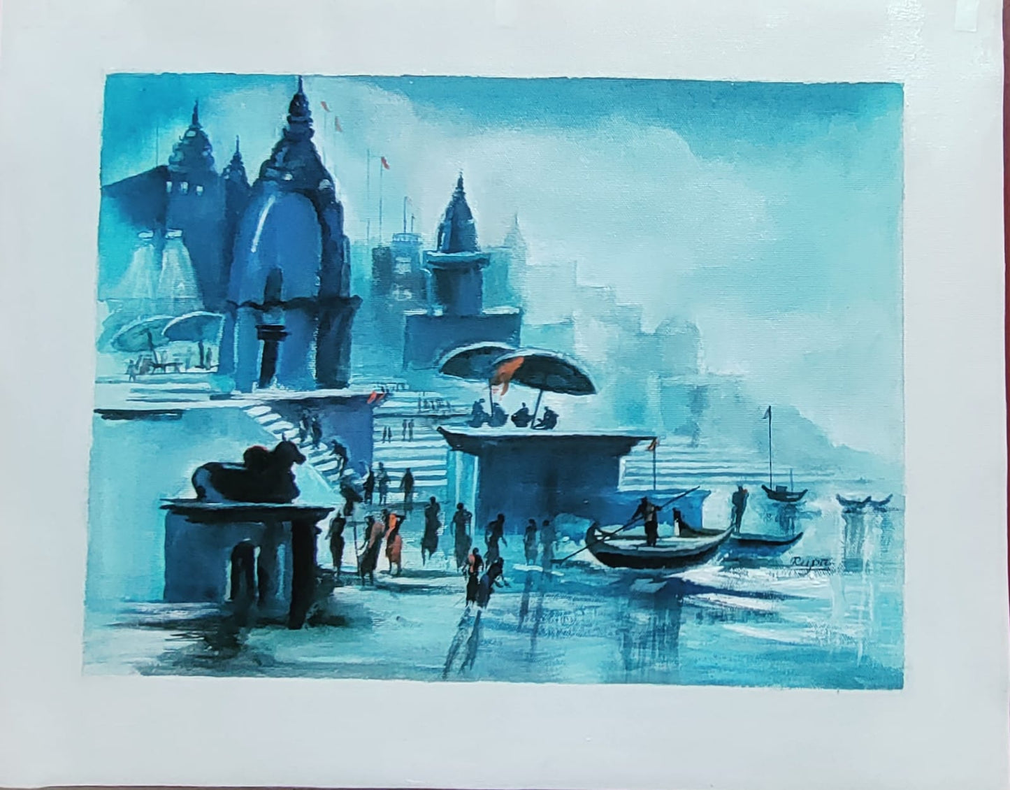 Varanasi’s Ghat in Brushstrokes
